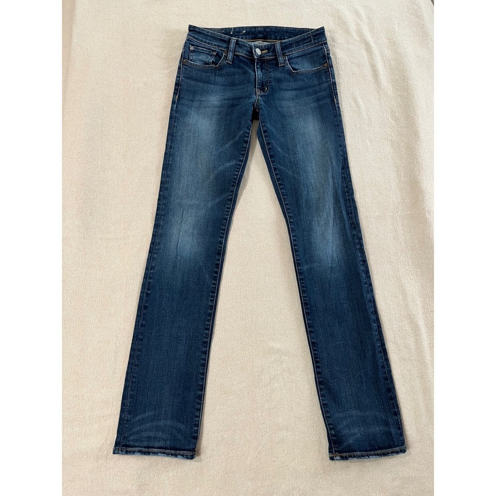 Y2K Denim & Supply Ralph Lauren Straight Leg Jeans Womens 27x32 Blue Stretch EUC